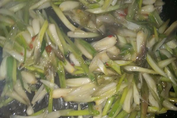 荞头炒腊肉的做法图解5