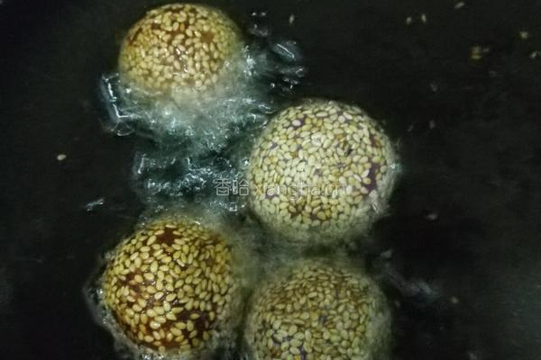 豆沙紫薯麻球的做法图解6
