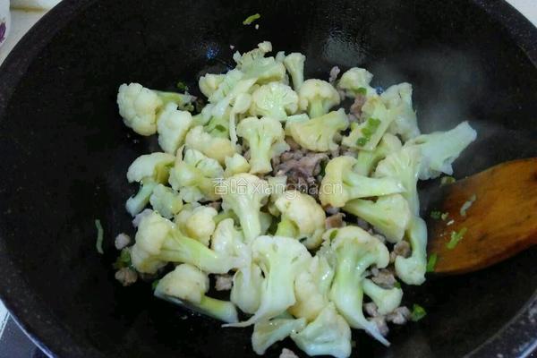 肉块菜花的做法图解4