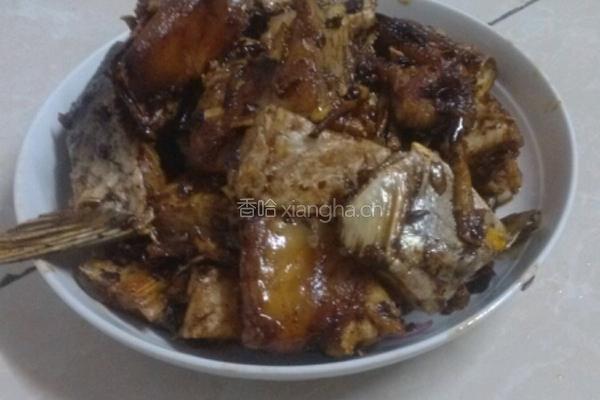 红烧腊鱼块（晚上拍的不好看）的做法图解4
