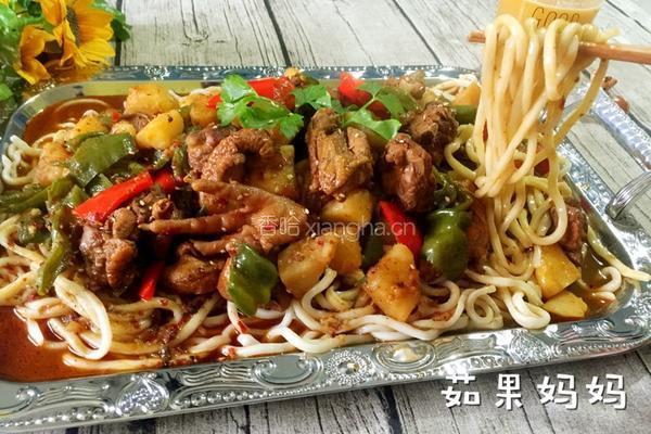 新疆大盘鸡的做法图解17