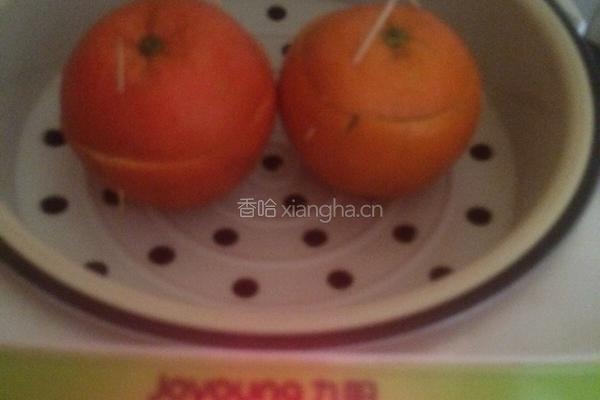 脐橙蒸鸡蛋的做法图解4