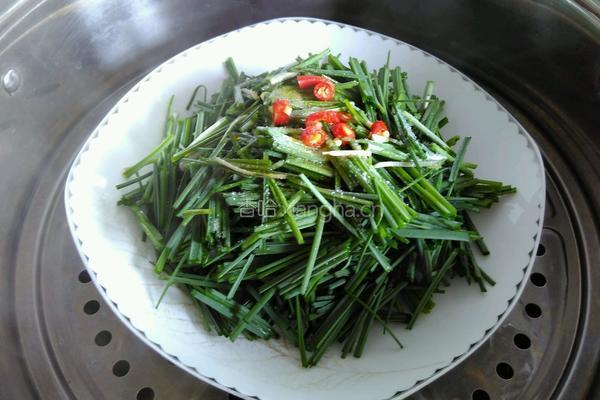 清蒸野蒜的做法图解3