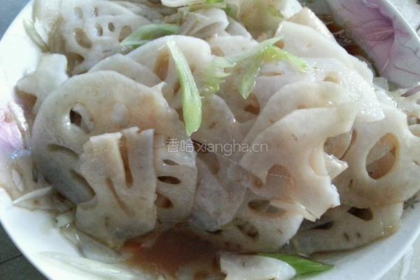 凉拌莲藕的做法图解4