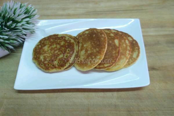 牛奶香蕉饼