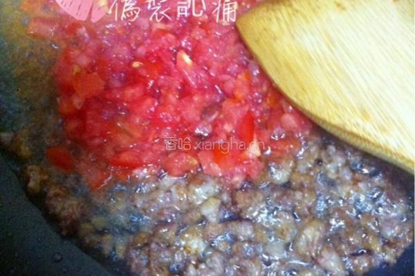 茄汁肉酱肠粉的做法图解4