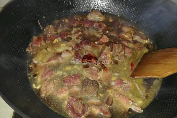 葱烧牛肉的做法图解2