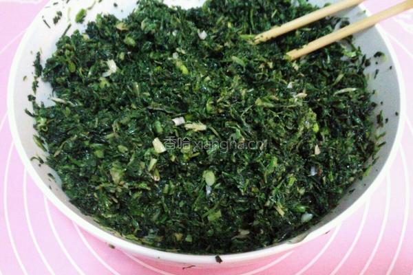 薄皮大馅儿荠菜团子的做法图解4