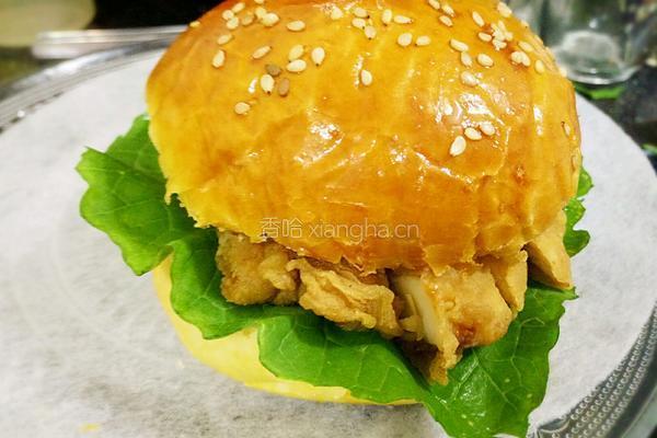 香酥鸡排汉堡的做法图解30