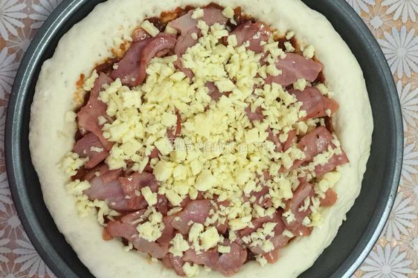 培根比萨的做法图解7
