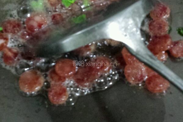 香菇木耳腊肠饭的做法图解2