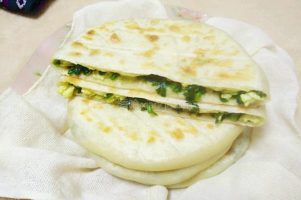 韭菜鸡蛋馅饼的做法图解10