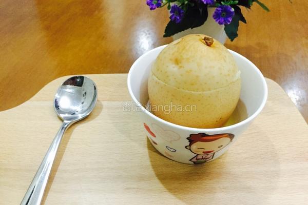 雪梨炖蜜糖的做法图解8