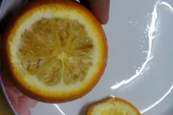 蒸橙子之止咳小妙方的做法图解2