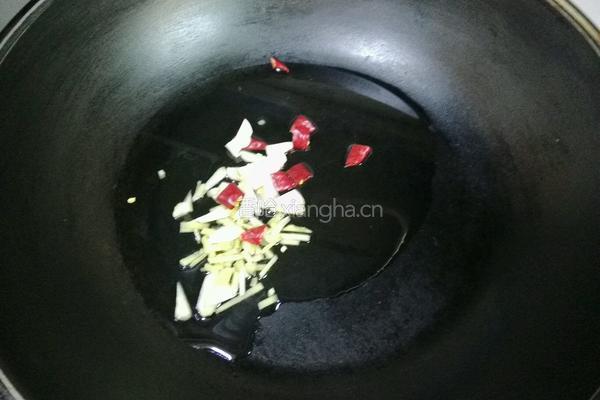 蒜蓉花草的做法图解4