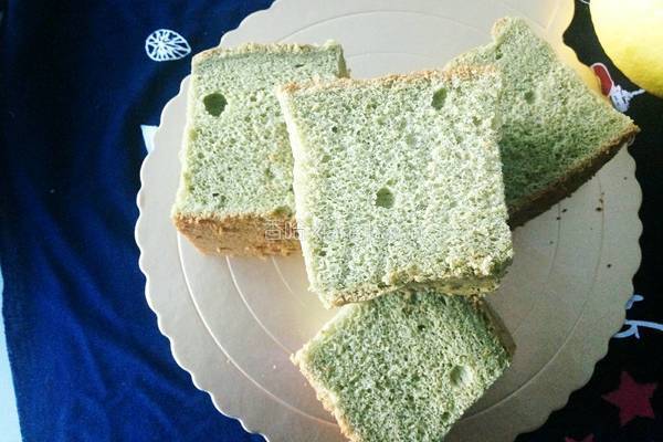 抹茶戚风蛋糕的做法图解9
