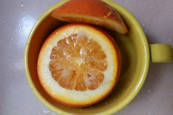 喉咙痛干蒸橙子吃的做法图解2