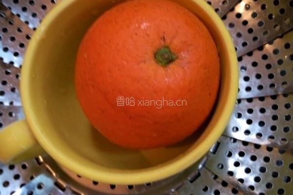 喉咙痛干蒸橙子吃的做法图解3