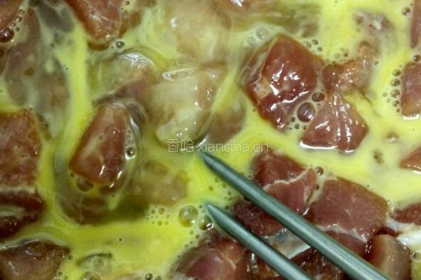 菠萝菜椒咕噜肉的做法图解4