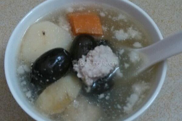 红枣肉末汤的做法图解8