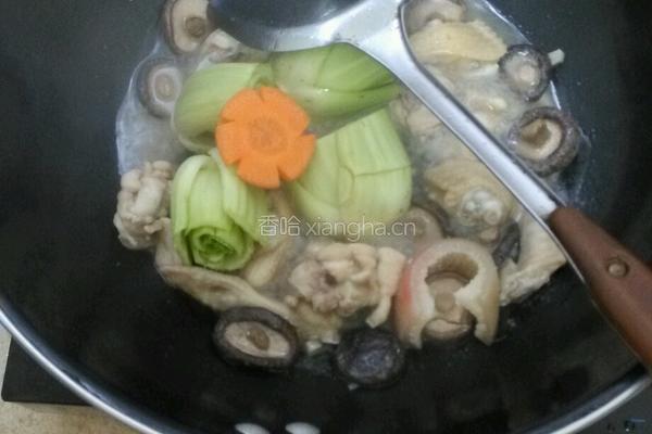 黑菇焖鸡翅的做法图解8