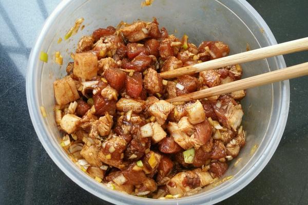 小白菜猪肉包子的做法图解5