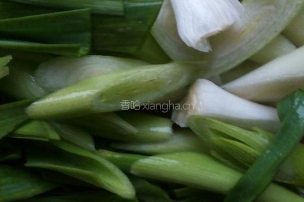 蒜苔炒鱿鱼的做法图解2