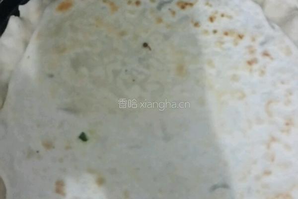 菠菜鸡蛋饼的做法图解4