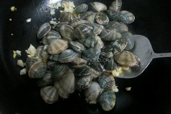 爆炒花蛤的做法图解4