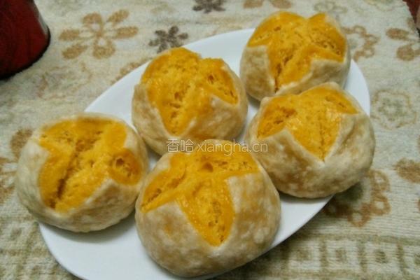 双色开花饅头的做法图解10
