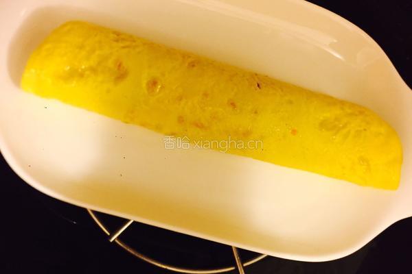 虾蓉鸡蛋卷的做法图解8