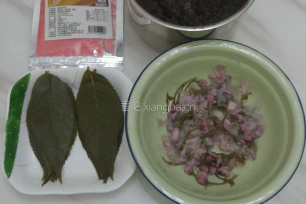 樱饼的做法图解2