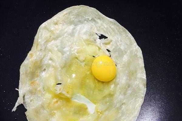 火腿手抓饼的做法图解5