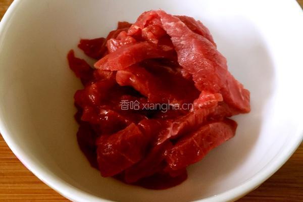 青椒牛肉炒豆干的做法图解2