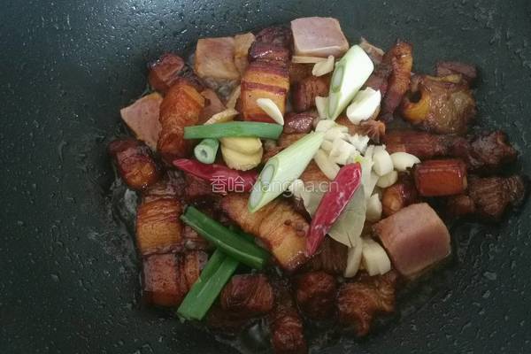 红烧肉炖粉条的做法图解5