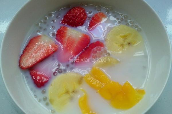 水果西米露的做法图解6