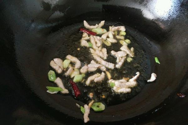 香干青椒肉丝拌面的做法图解7