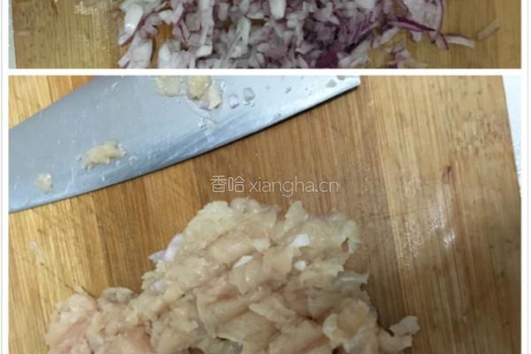 洋葱鸳鸯饼的做法图解1