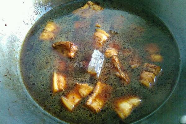 蒜苗烧肉的做法图解7