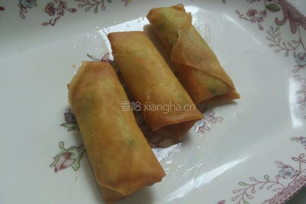 油炸酥皮春卷的做法图解5