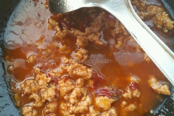 肉糜蒸豆付的做法图解4