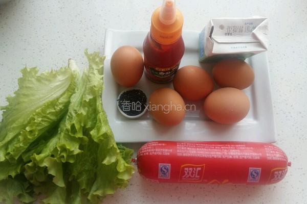 黄金鸡蛋饼的做法图解1