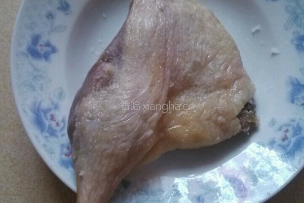 盐焗鸭肉的做法图解2