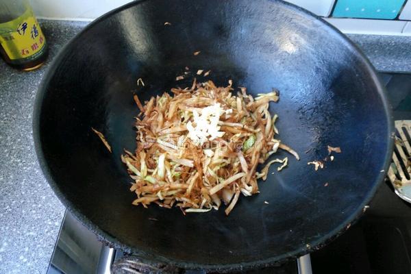 素炒饼的做法图解6