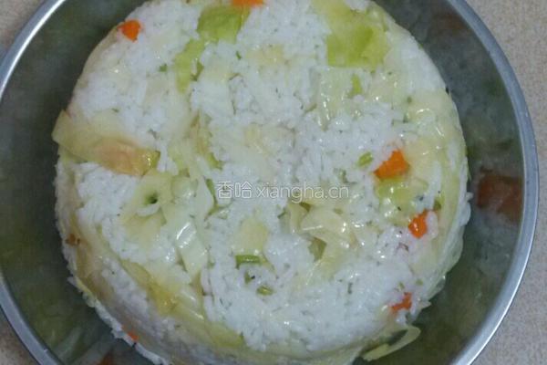 苞菜萝卜饭的做法图解8