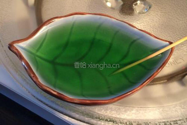 绿叶果冻的做法图解3