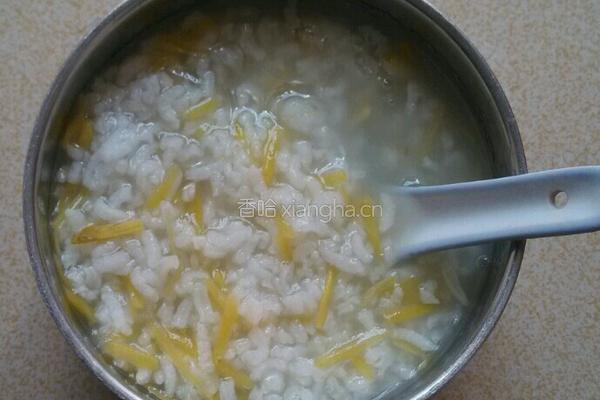 薯丝稀饭的做法图解5