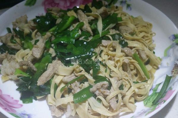 韭菜肉丝的做法图解5