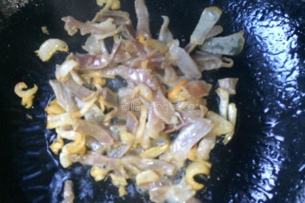 雷笋炒腊肉的做法图解6