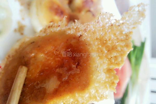 韭菜鸡蛋水煎包的做法图解13